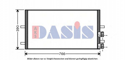 AKS DASIS 092038n -  Конденсатор, кондиционер